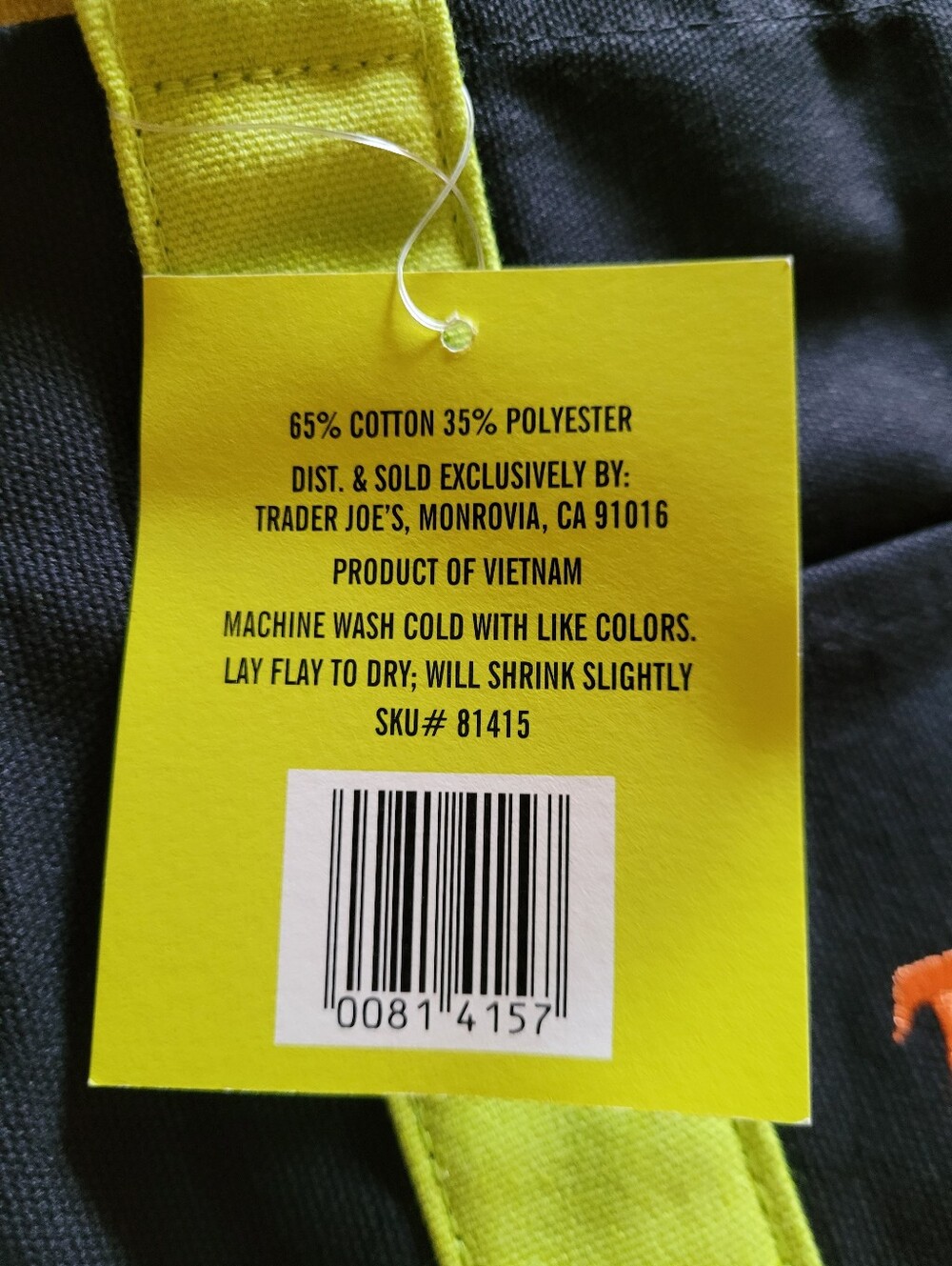 Trader Joe's Halloween Limited Edition MINI TOTE BAGS, Set Of 3, New With Tags - Picture 11 of 11